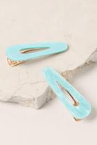 Francesca's Mindy Turquoise Hair Clips - Turquoise