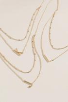 Francesca's Layered Initial Necklace - C