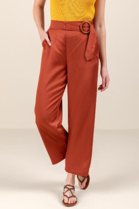 Francesca's Roxxane Palazzo Pants - Ginger