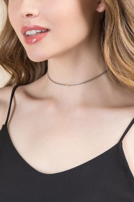 Francesca's Eve Choker - Gray