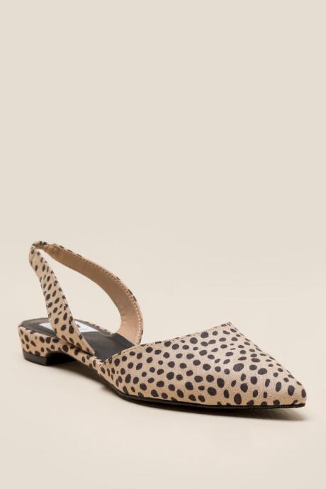 Dv By Dolce Vita Aim Sling Back Flat - Leopard
