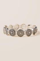Francesca's Nichole Boho Stretch Bracelet - Silver