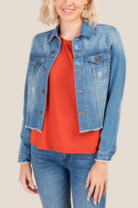 Francesca's Maine Denim Jacket - Lite