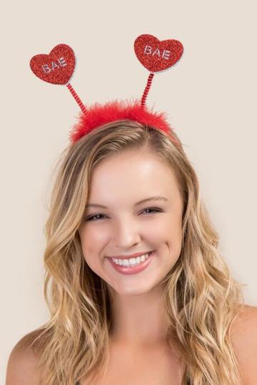 Ok Originals Bae Glitter Heart Headband
