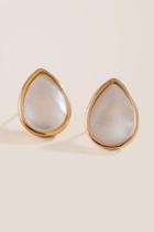 Francesca's Valerie Mother Of Pearl Studs - Pearl