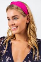 Francesca's Carrie Top Knot Headband - Magenta