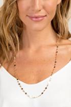 Francesca's Stefani Delicate Necklace - Gold
