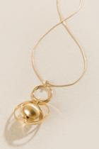 Francesca's Zoe Orbital Pendant Necklace - Gold