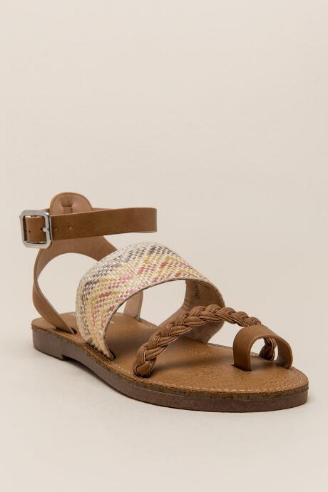 Report Johnnie Gladiator Sandal - Cognac
