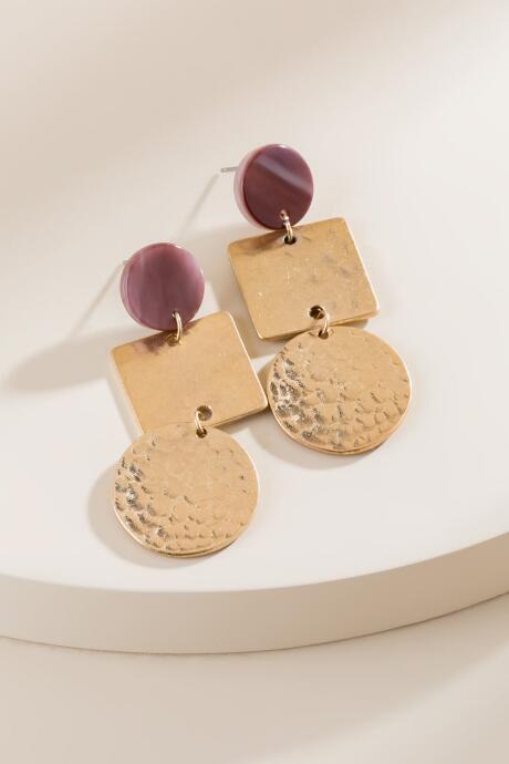 Francesca's Trish Statement Earrings - Gold