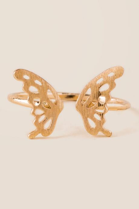 Francesca's Hope Butterfly Ring - Gold