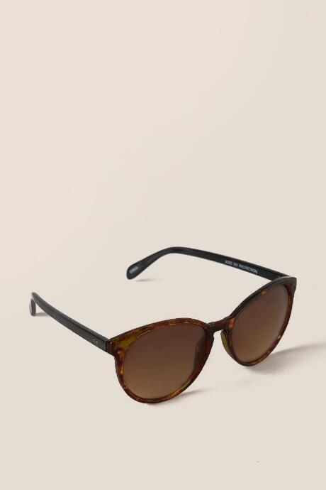 Francesca's Alma Cat-eye Sunglasses - Tortoise