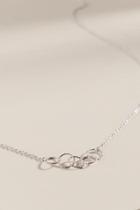 Francesca's Heidi Linked Circle Delicate Necklace - Silver