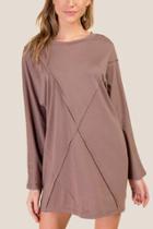 Francesca Inchess Serenity Oversized Knit Dress - Taupe