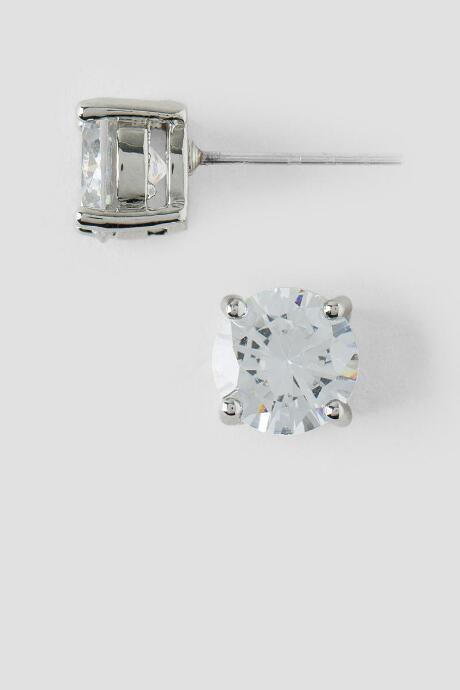 Francesca's Jazmine 2 Ct. Cubic Zirconia Stud Earrings - Crystal