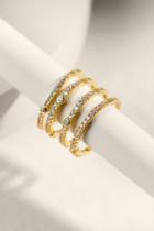 Francesca's Michelle Cz Stacking Ring - Gold