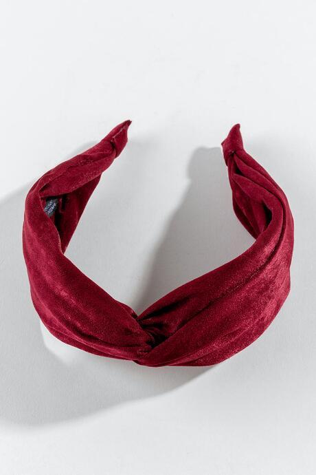 Francesca's Beth Top Knot Headband - Burgundy