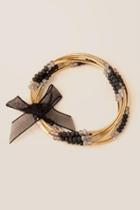 Francesca's Candace Beaded Bracelet Set - Black