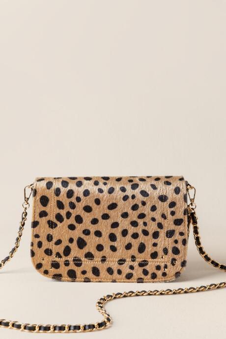 Francesca's Raven Leopard Crossbody - Leopard