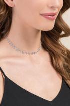 Francesca Inchess Lucy Periwinkle Beaded Choker - Periwinkle
