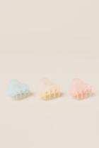 Francesca's Jill 3 Pack Pastel Claw Set - Blush
