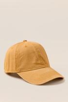 Francesca's Corwynn Distressed Baseball Hat - Marigold