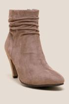 Cl By Laundry Nanda Scrunch Dress Ankle Boot - Taupe