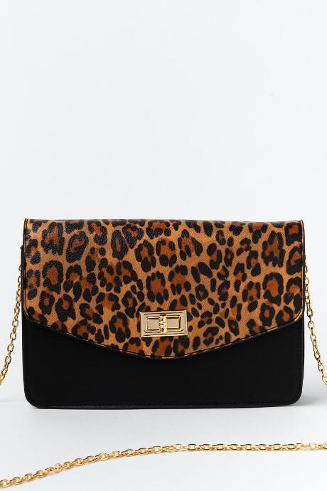 Francesca Inchess Lila Leopard Print Crossbody - Leopard