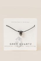 Francesca Inchess Healing Gray Quartz Choker - Gray