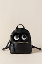 Francesca's Fay Monster Eyes Mini Backpack - Black