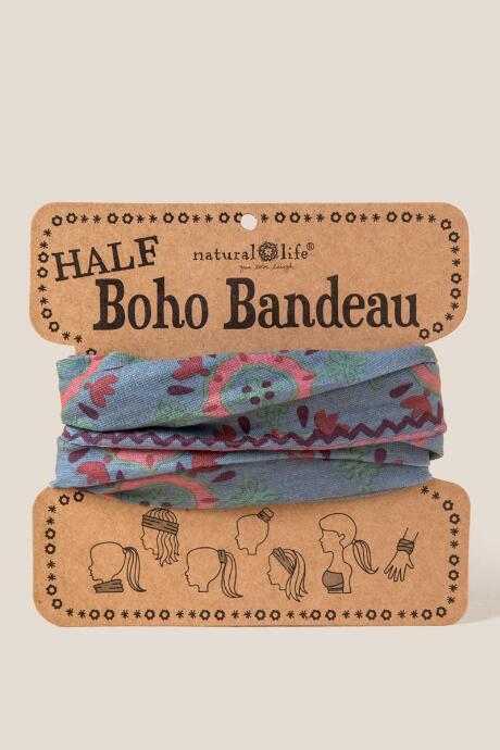 Francesca's Boho Bandeau In Teal Rose - Teal