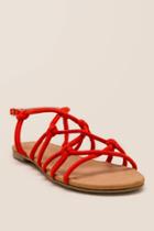 Report Gail Knotted Strappy Sandal - Orange