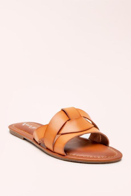 Very G Yara Strapped Slide - Tan