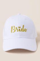 Francescas Bride Baseball Hat - White