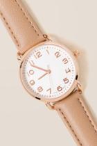 Francesca's Carmen Classic Watch - Taupe
