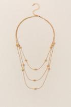 Francesca Inchess Lydia Delicate Layered Necklace - Gold