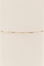 Francesca's Kara Thin Collar Choker - Gold