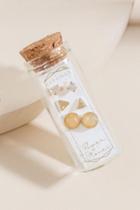 Francesca's Powerstone Bottle Stud Set In Citrine - Yellow