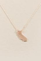 Francesca's California State Necklace In Rose Gold - Rose/gold