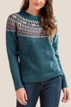 Francesca's Jasper Fair Isle Sweater - Pine