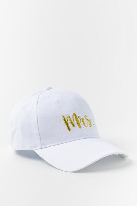 Francesca's Mrs. Baseball Hat - White