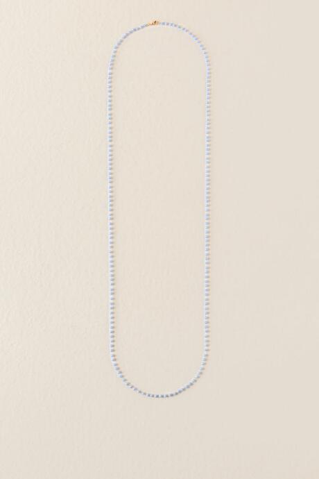 Francesca Inchess Micah Beaded Strand Necklace - Periwinkle