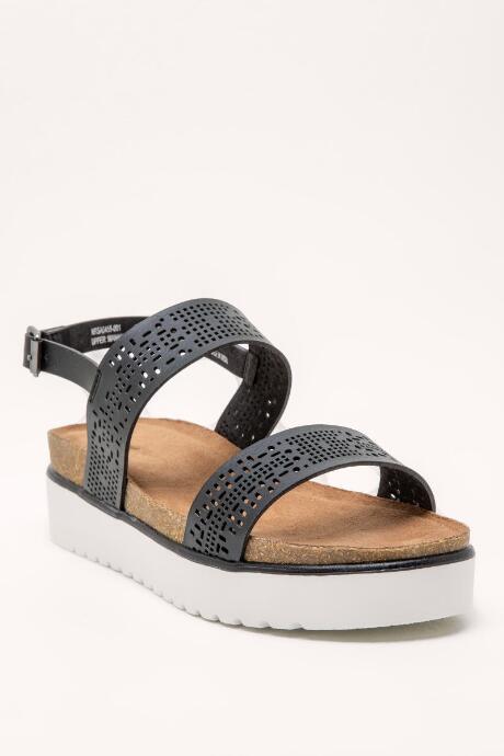 Not Rated Anatalia Flatform Sandals - Black