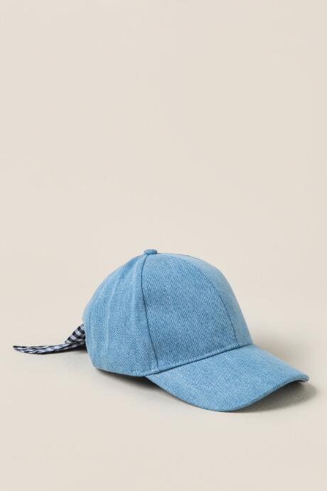 Francescas Carmen Tie Baseball Cap - Light Blue
