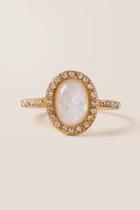 Francesca's Farrah Opal Ring - White