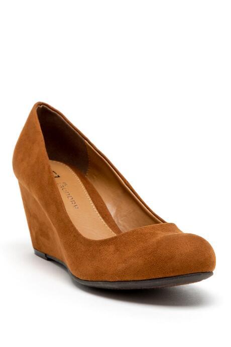 Cl By Laundry Nima Wedge - Cognac