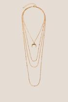 Francesca's Bethenny Multi Layered Necklace - Gold