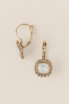 Francesca's Cadence Square Drop Earring - Blush