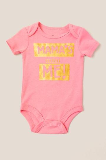 Rashiti Mama's Mini Me Bodysuit - Coral