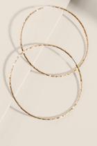 Francesca Inchess Lucy Large Gold Hoops - Gold